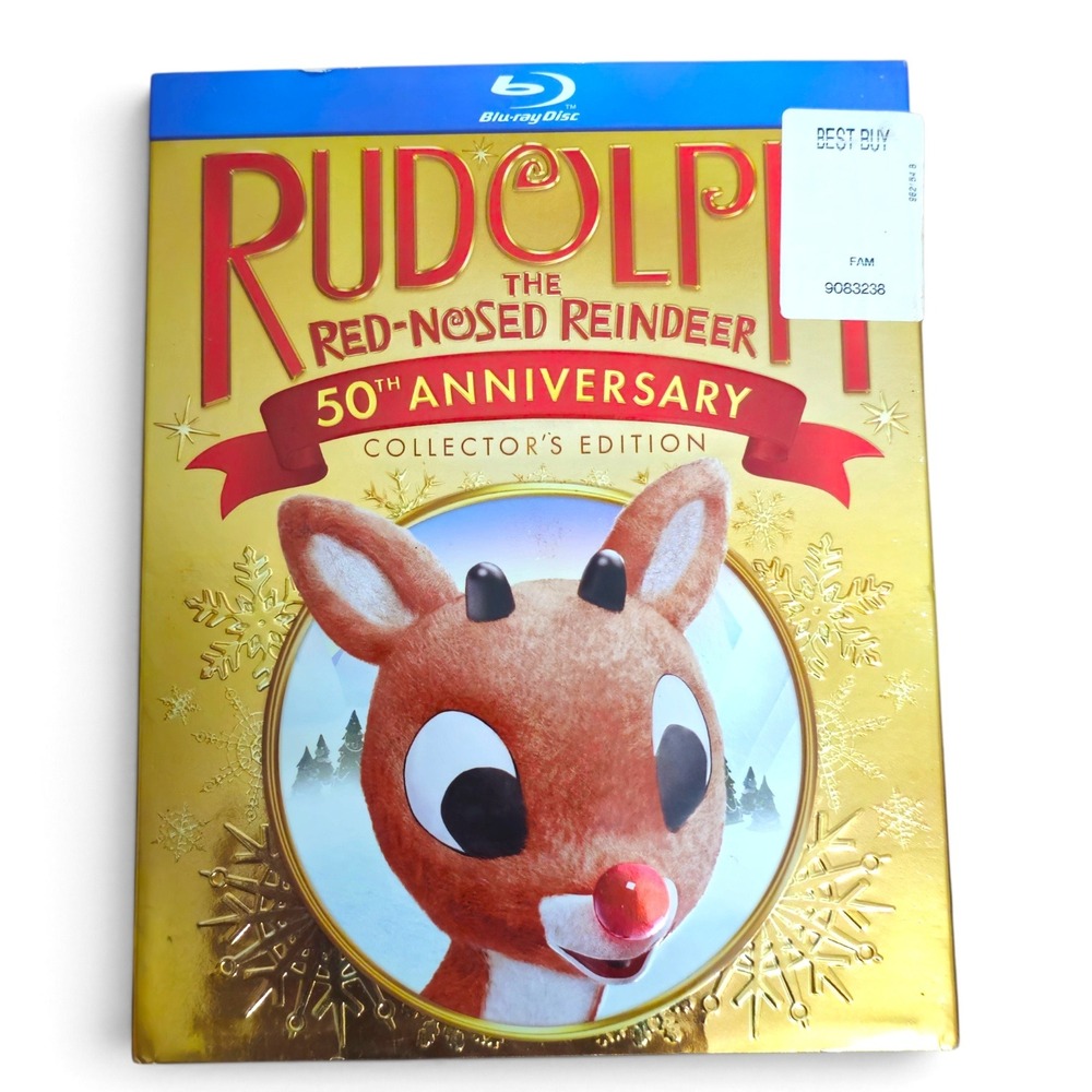 Classic Media Rudolph Red-Nosed Reindeer Blu-ray 50th Anniv Gold Good D0037